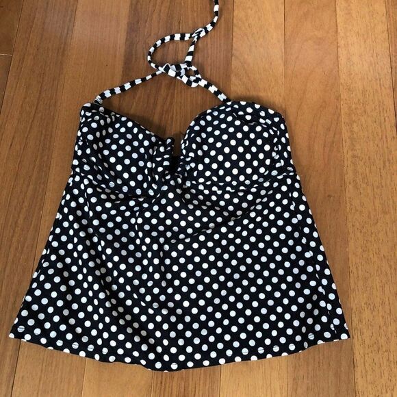 Catalina Polka Dot Womens Tankini Swim 4-6 - Picture 1 of 3